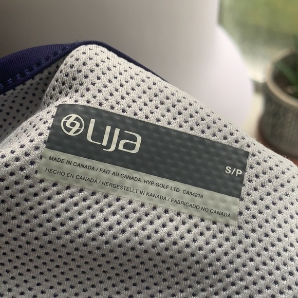 LIJA Sport / Golf Jacket Lightweight Purple and White - Picture 5 of 6